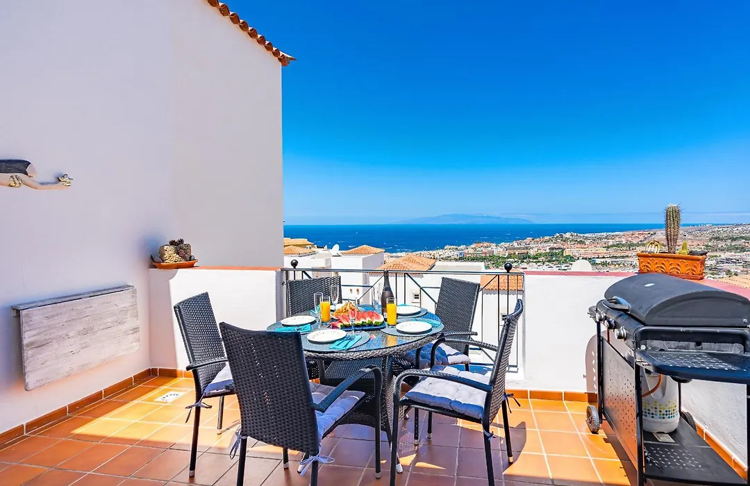 Bellarosa Sunset Ocean View In Costa Adeje With Airco, Garage-1