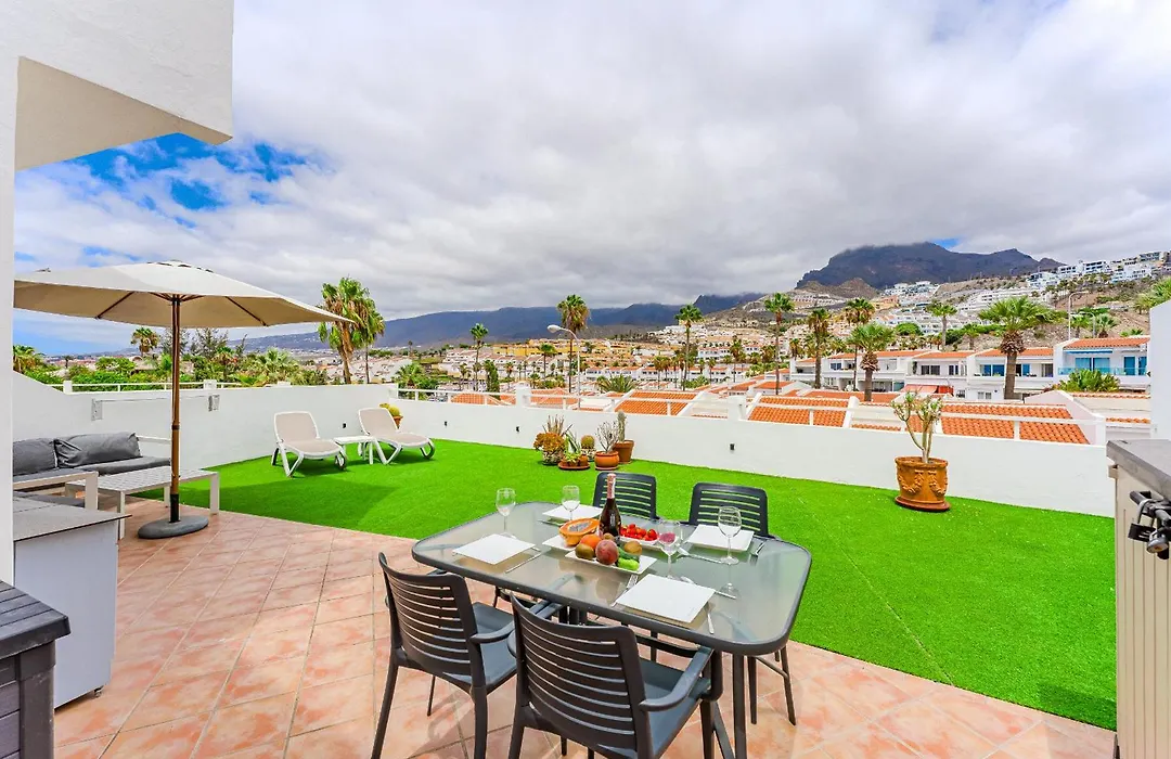 Huge Sunny Terrace Heated Pool Costa Adeje-1