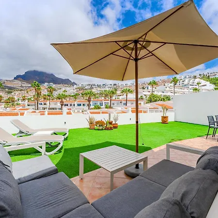 Huge Sunny Terrace Heated Pool Costa Adeje-2